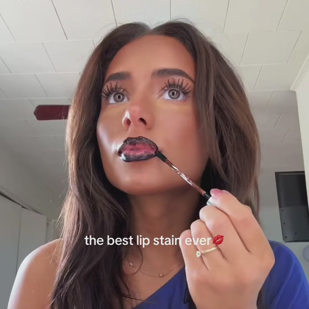 HoneyNoir honeynoir-lip-stain product demonstration